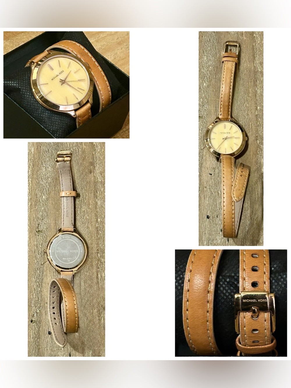 Michael Kors. 4 Piece Set: Jet Set Tote with Free Watch, Dust Bag & Scarf. - Picture 15 of 16